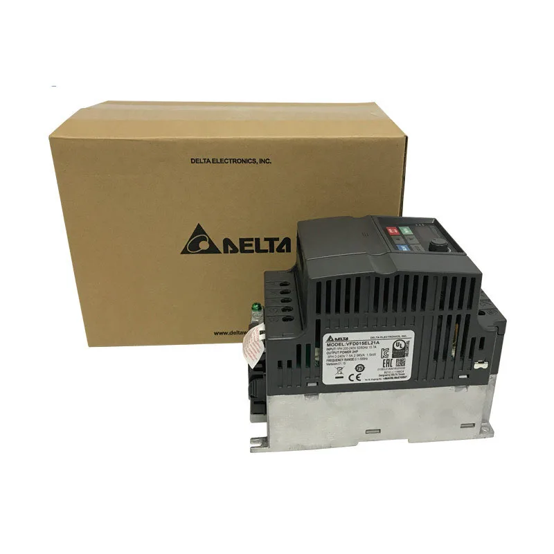 Компактный инвертор Delta VFD015EL21A Электрический Инвертор небольшой