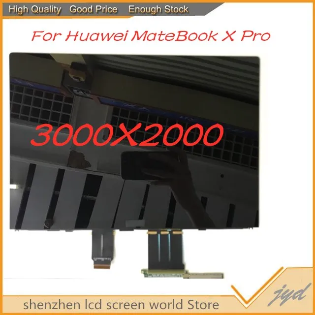 Для huawei MateBook X Pro MACH-W19 W29 13,9 дюймоый сенсорный экран ЖК-дисплей дисплей 3000X2000 сенсорный экран в сборе Замена