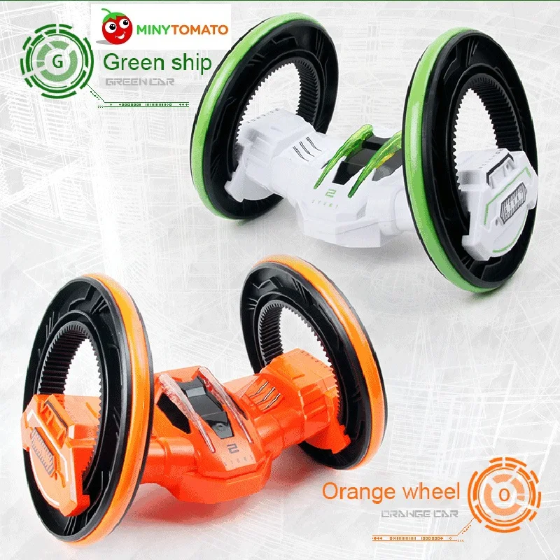 

Free Shipping Two-Wheels Anti-wrestling 360 Degree Rotating Rolling Electric Model Car Stunt Cars Controls Toys for Children