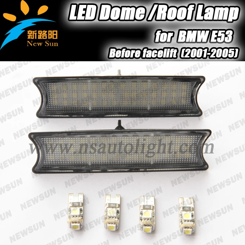 100 replace for BMW E53 X5 LED Center Dome light, warm white e53 led