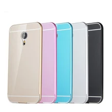 Novo para Meizu M2 mini caso 5.0 polegada de alumínio habitação estrutura metálica de proteção de acrílico capa Case para Meizu M2 mini celular