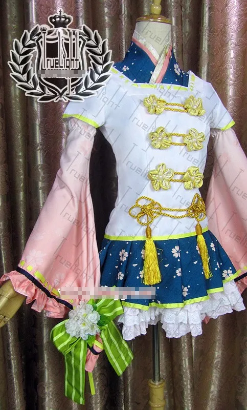 Обувь в стиле аниме «Живая любовь! Hoshizora Rin UR заказ размер униформа косплей платье+ чулки
