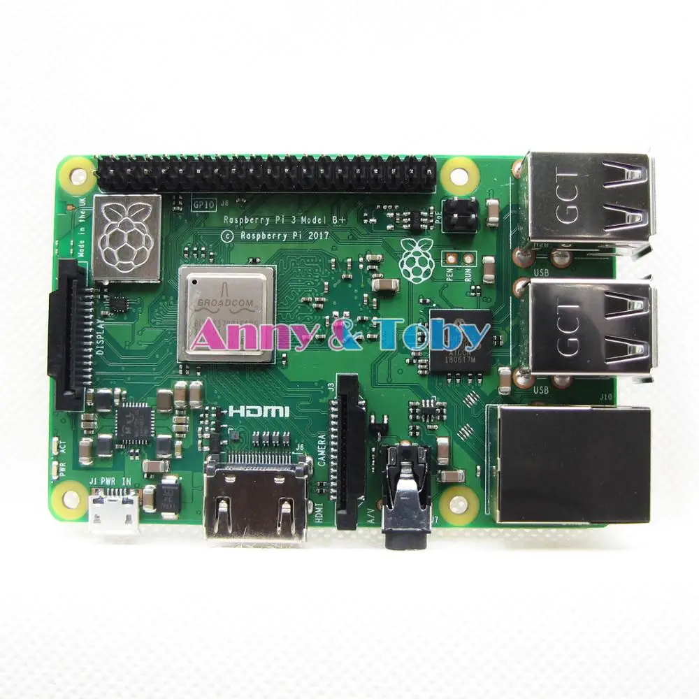Версия Element14: Новинка 2018 оригинальный бортовой Wi Fi/Bluetooth Pi 3B + PI3 B Plus BCM2837B0 1 ГБ SDRAM