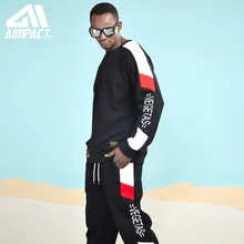 Модный комплект из пуловера и штанов в стиле хип-хоп; Спортивный костюм для активного отдыха; спортивные комплекты; толстовки для бегунов; спортивные брюки; Aimpact