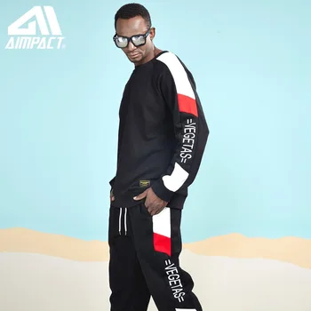 

Fashion Hip Hop Pullover and Pant Sets Active Streetwear Tracksuit Sets Sporty Joggers Sweatshirts Sweatpants Sets By Aimpact