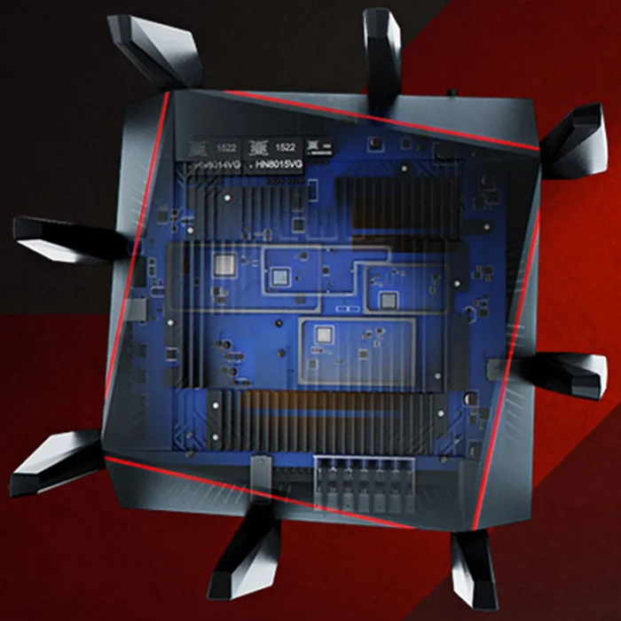 ASUS RT AC5300 5334 Мбит/с Беспроводной маршрутизатор 2 4 GHz/5 ГГц трехдиапазонный MU MIMO
