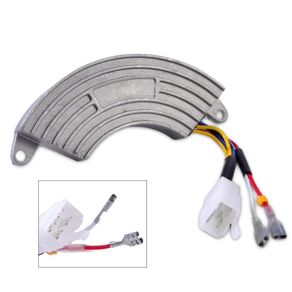 

beler New 3A Continuous 4Pin AVR 4-5KW Automatic Voltage Regulator Petrol Gasoline Diesel Generator Excitation Shockproof