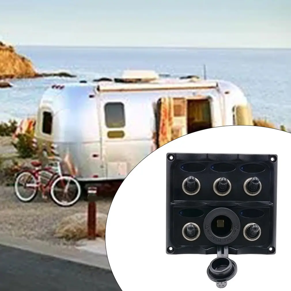 

CS-425A1Waterproof Car Auto Boat Marine LED Rocker Switch Panel