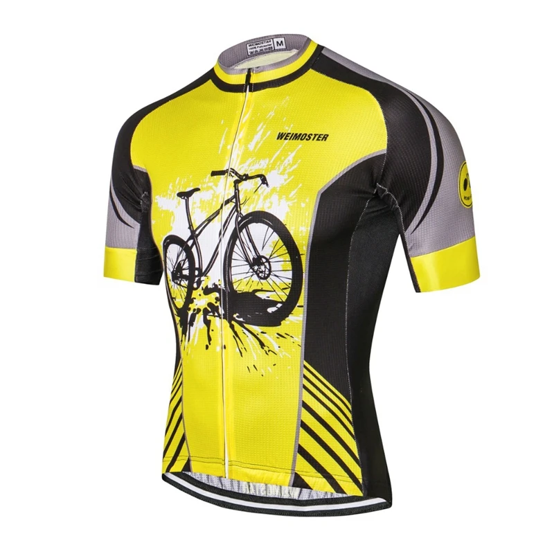 Weimostar فريق روبا ciclismo جيرسي رجل القمصان outdoor الرياضة الدراجات الفانيلة دراجة قصيرة الأكمام أعلى S-4XL