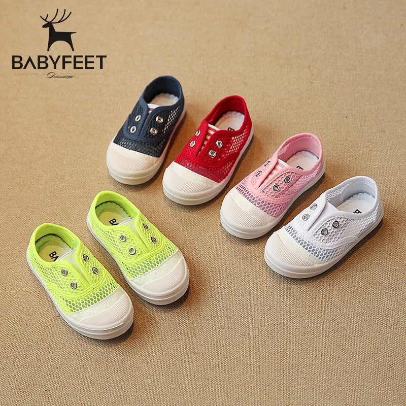 Babyfeet summer baby toddler shoes non-slip children sneakers boys & girls trainers leisure shoes White red pink dark blue green babyfeet summer cool toddler shoes 0 2 year old newborn baby girl