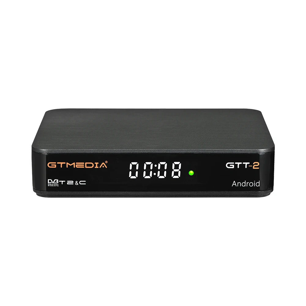 CCcam IP ТВ оригинальная коробка GTMEDIA GTT2 ТВ коробка DVB-t/T2/кабель H.265 2G 8G Android 6,0 и встроенным модулем Wi-Fi Google Cast Media Player