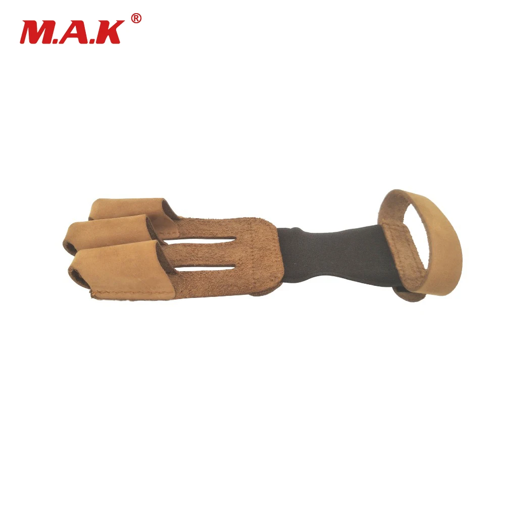 

High quality 3 Finger Protect Glove Leather Three Finger Design General Purpose for Recurve Bow Archery Shooting Hunting