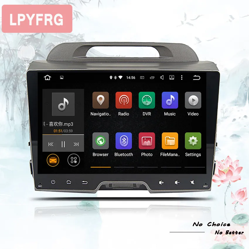 Cheap 2 Din Radio 10.1 inch Android 9.0 Car DVD player for Kia Sportage Series 3 2010 2011 2012 2013 2014 2015 2016 Auto Headunits MAP 3