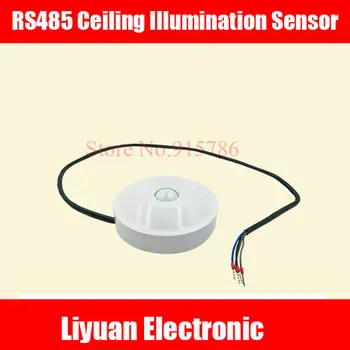 

Ceiling Illumination Sensor RS485 Illumination Transmitter 12-24V Ceiling Illumination Meter Brightness Detector 0-65535LUX