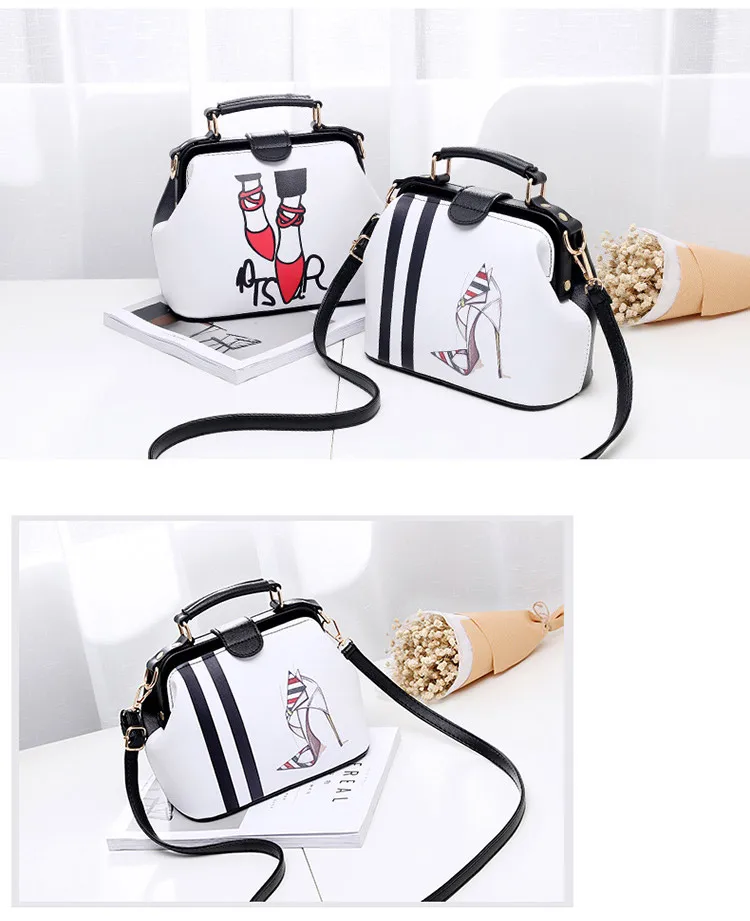 2017 Women Personality Fashion Buckle Small square bag Designer Handbag Casual Shoulder Messenger Bag New Sac Femme 5 X_01
