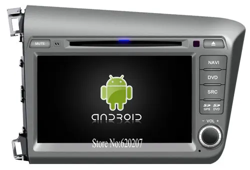 S160 Android 4 4 4 CAR DVD player FOR NEW HONDA CIVIC 2012 For Left Hand
