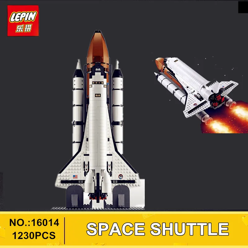 

2017 New 16014 1230Pcs Space Shuttle Expedition Model Building Kits Set Blocks Bricks Compatible Children Toy 10231
