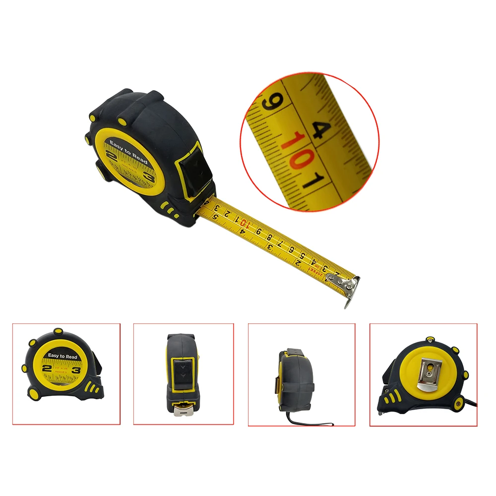 7.5M(25FT) Tape Measure Self Auto Lock Inches and Metric Measurement