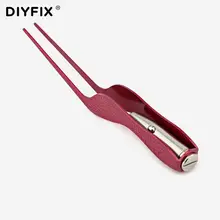 Серьги из нержавеющей стали выбрать чистый пинцет с светодиодный фонарик воск ушной воск кюретка для удаления носа пупка удаление уха инструмент для очистки