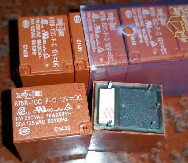 

Relays 875B-1CC-F-C 12VDC 22F-1C-12V-17A
