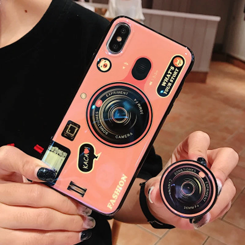 ТПУ чехол для телефона Huawei Mate 20/20X Чехол мобильного с ретро рисунком камеры и