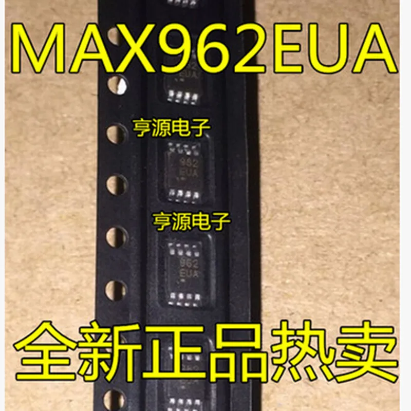 

5pcs/lot New MAX962EUA MAX962 962EUA MSOP-8 Single/Dual/Quad, Ultra-High-Speed, +3V/+5V, Beyond-the-Rails Comparators