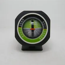 Высокая точность транспортного средства градиометр Открытый путешествия ночник градиометр измерения угла наклона Встроенный светодиодный светильник черный