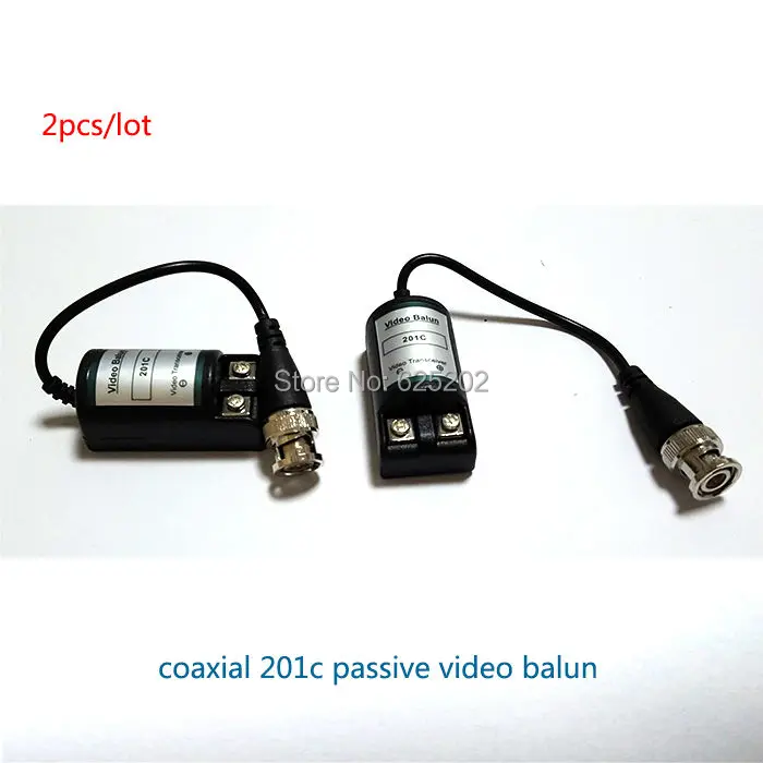 Бесплатная доставка 2 пары 201C видео балун трансивер CCTV камера DVR UTP CAT5 1 канал