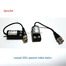 Free Shipping 1 Pair 201C Video Balun Transceiver CCTV Camera DVR UTP CAT5 1 Channel Passive BNC