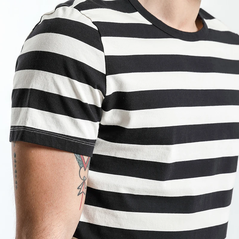 Simwood 2019 New Summer T-shirt Men Fashion Striped T Shirt O-neck Men's Top Tees Cotton Short Sleeve Brand Clothing 180187 Simwood 2019 New Summer T-shirt Men Fashion Striped T Shirt O-neck Men's Top Tees Cotton Short Sleeve Brand Clothing 180187