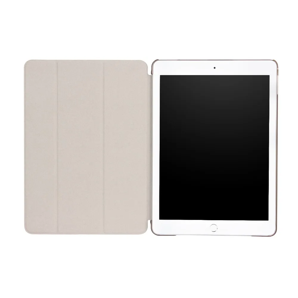 Ultra Slim Tri-Fold Кожа PU с Кристалл Крепко Подпирает Смарт Крышка Случая Стойки для iPad Air 2 iPad Pro 9.7