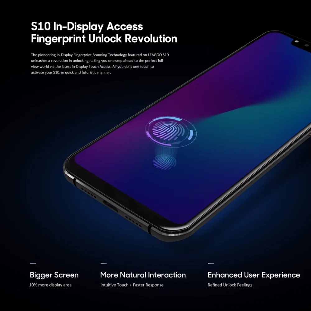 LEAGOO S10 глобальная версия P60 6 ГБ 128 21 &quot19:9 U Notch мобильного телефона 20.0MP 4050 mаh 9В/2A в