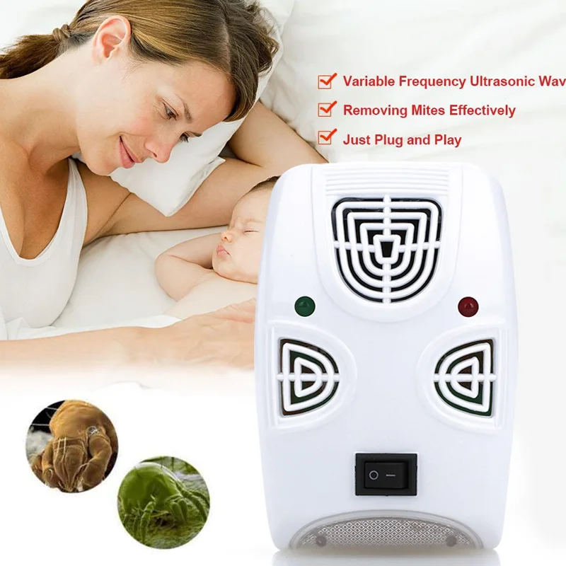 

ABS 2W Environmental Protection Killing Pests Insecticide Except Worm Bedroom Safety Ultrasonic Deworming Portable High Tech