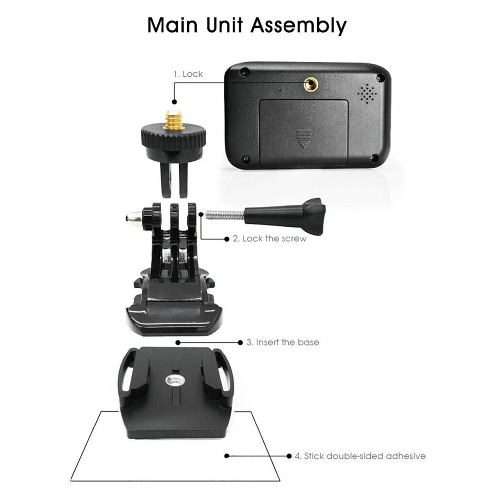 

130 Degree Night Vision Video Wide Angle Front Rear Dual Electronics Motorcycle Parts Dash Cam DVR HD Driving Recorder Vehicle