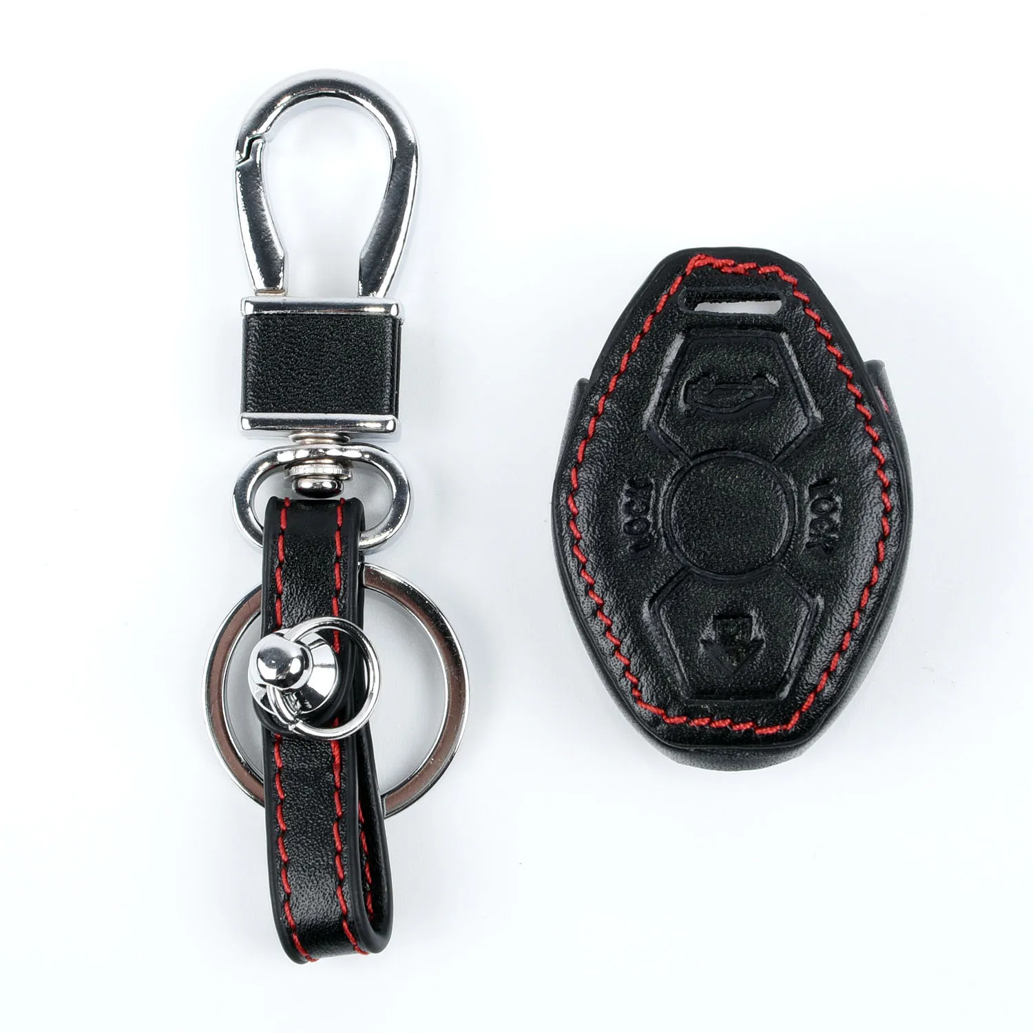 

For BMW E38 E39 E46 Car Key Cover Protector Holder Case Tags Auto Black Storage
