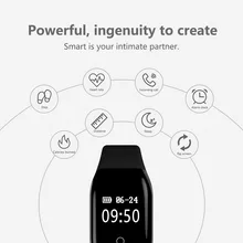 Горячая смарт-Браслет фитнес-трекер с монитором сердечного ритма напоминание о звонке Шагомер умный Браслет