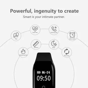 

Hot Selling Smart Band Fitness Tracker Wristband with Heart Rate Monitor call Message Reminder Pedometer Smart Bracelet