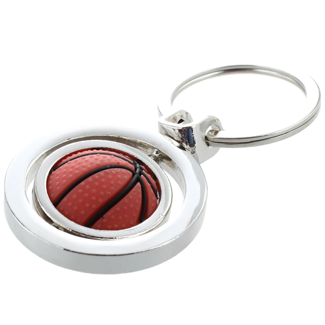 Keyring key Keyring Basketball metal 75x40mm Decorationkeyrings