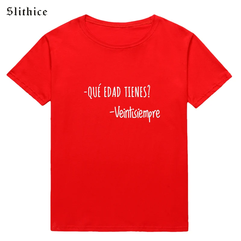Slithice новые летние футболки топы с коротким рукавом красные черные белые
