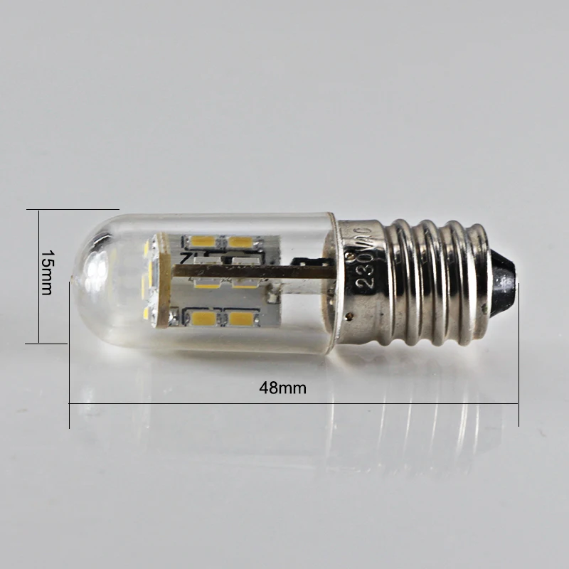 Лампадин led e14 1 Вт 2 кукурузная лампа 12 24 вольт 110 В 220 свеча smd 3014 10 светодиодов 20 в