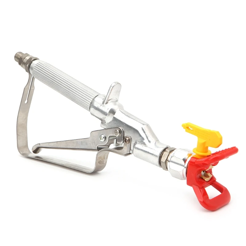 

High quality 3600PSI High Pressure Airless Inline Paint Swivel Spray Gun Tip Guard Sprayer New