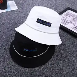 LDSLYJR 2018 хлопок VR игры письмо ведро шляпа, шляпа рыбака открытый шляпа путешествия солнце Кепки Шапки для Для мужчин и Для женщин 240