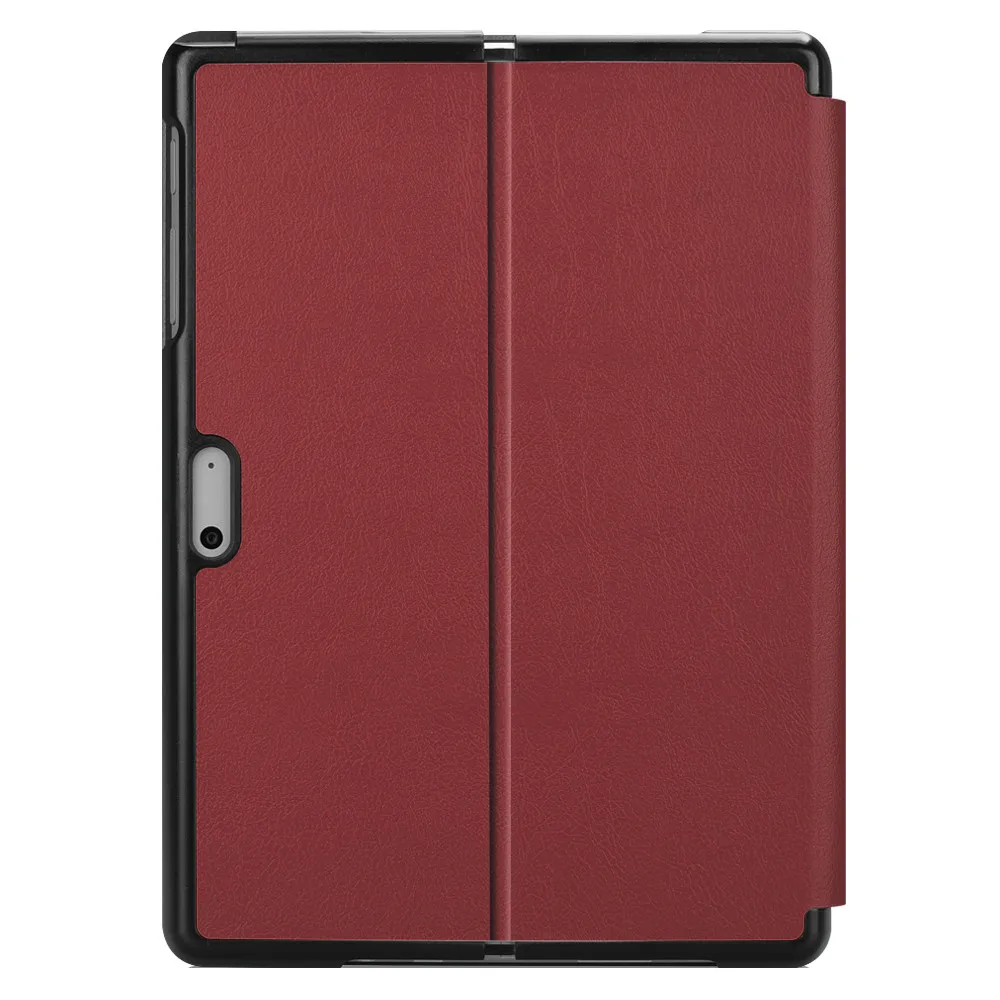 

Luxury PU+Leather Case Cover For Microsoft Surface Go 10 inch 2018 Wake/Sleep Slim Case Cover w/Pen Holder l920#2