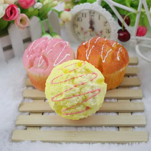artificial muffin bread puff cake cupcake toy 4_