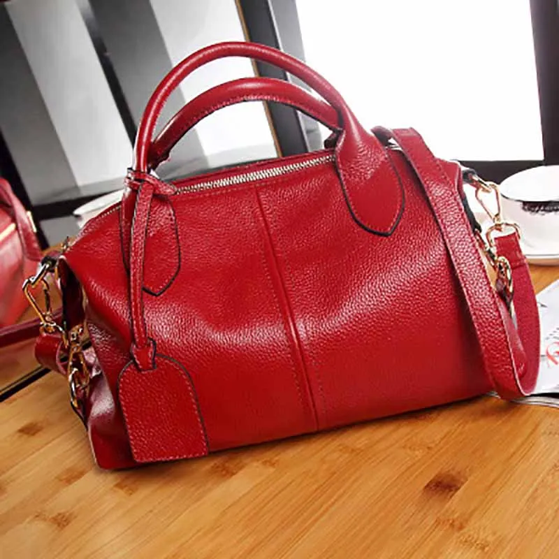 

Fashion Genuine leather Women Shoulder Bags Women Designer Handbags for Women Messenger Bag for Women Ladies Large Boston Bags