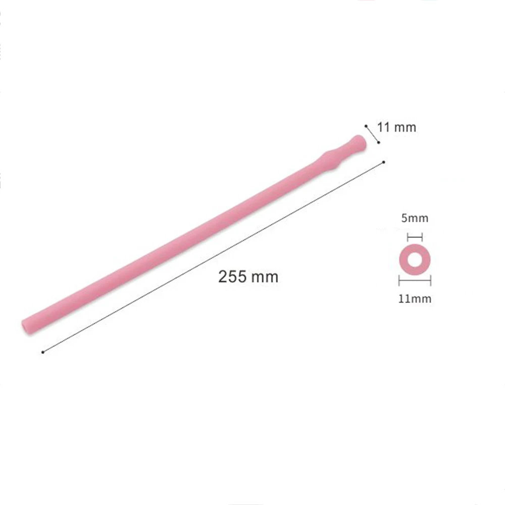 4 шт+ щетка для чистки пищевой силиконовой соломы складной портативный легко моющийся набор соломы