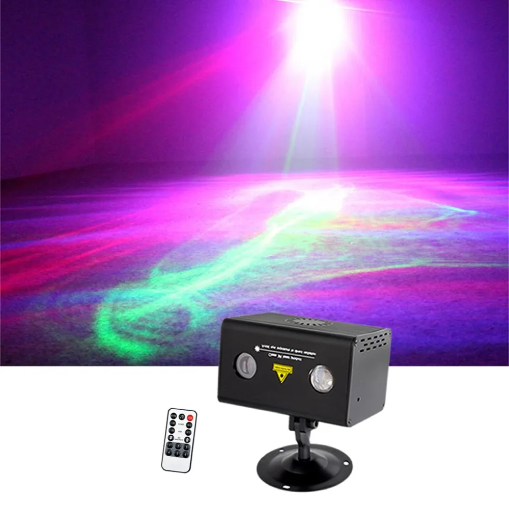 Sharelife Mini Red Green Hypnotic Aurora Laser Mixed Rgb Led Home Gig