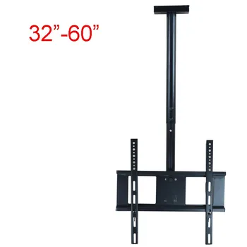

32-60" Ceiling TV Mount 360 Degree Full Motion Free Lifting LCD LED Monitor Holder Max.60kgs Loading
