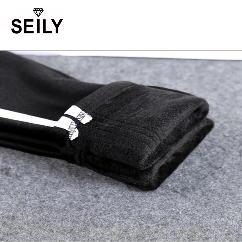 Plus Size Winter Warm Velvet Skinny Black Sport Leggings Women Side Striped Faux Leather Thick Fleece Gloss Pencil Pants Clothes Plus Size Winter Warm Velvet Skinny Black Sport Leggings Women Side Striped Faux Leather Thick Fleece Gloss Pencil Pants Clothes