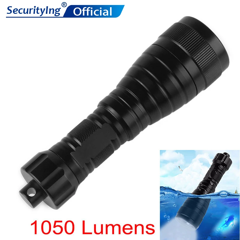 

SecurityIng LED Diving Flashlight Lamp Waterproof High Power LED Underwater Light Handheld Diving Flashlight Lamp Torch